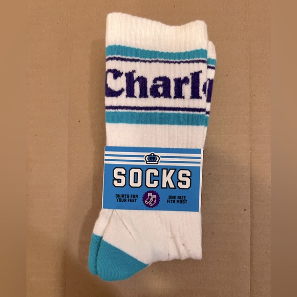 Glory Days Charlotte Queen City Crew Socks - Size 6-12 - New - Picture 1 of 2